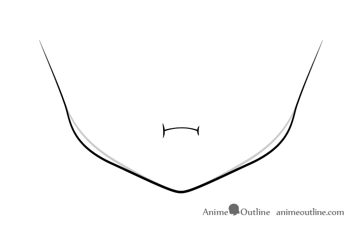 Anime puffed up cheeks drawing