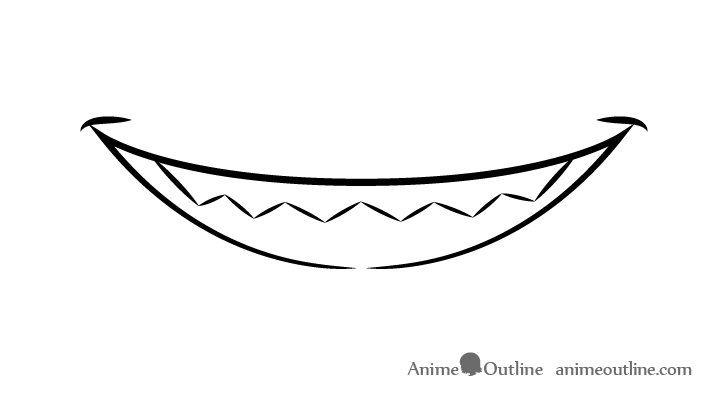 Jagged Teeth  Japanese with Anime