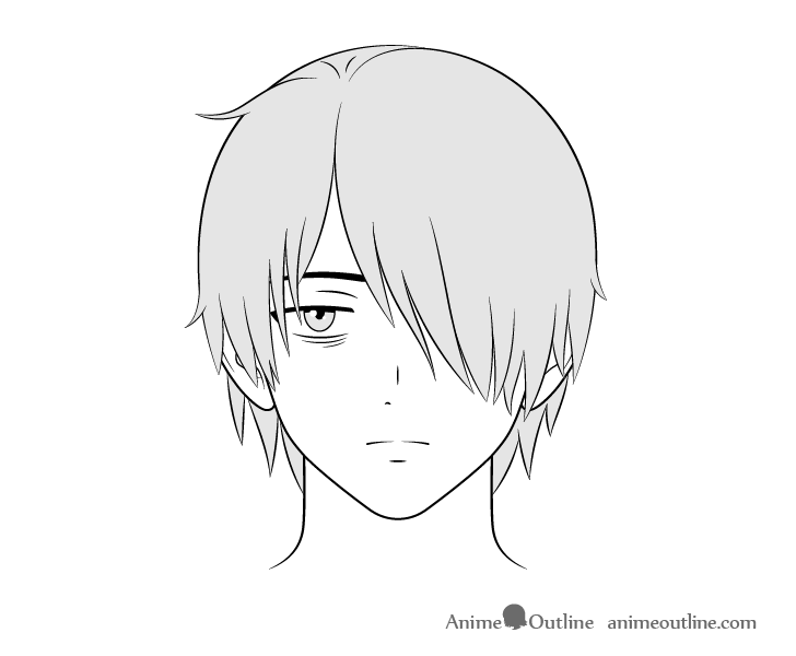 How To Draw An Anime Boy For Kids Step by Step Drawing Guide by Dawn   DragoArt