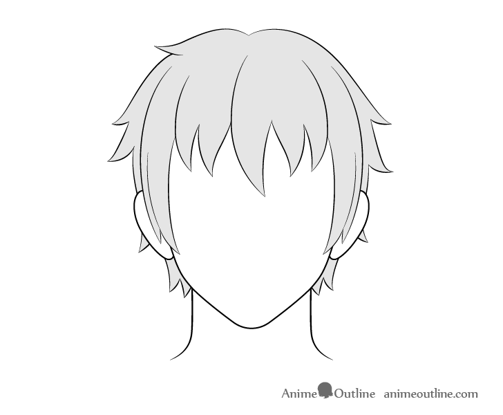 Image of How to Draw Anime Male Hairstyles-XZ236695-Picxy