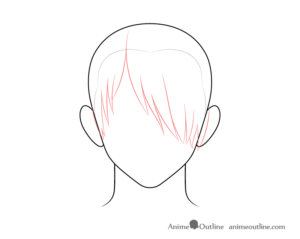 How to Draw Anime Male Hair Step by Step - AnimeOutline