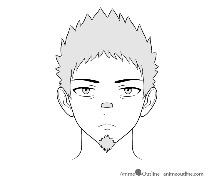 How To Draw Male Anime Characters Step By Step Animeoutline