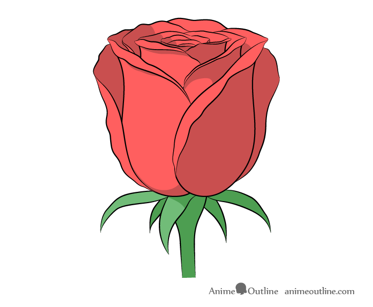 Anime Rose GIF - Anime Rose Flower - Discover & Share GIFs