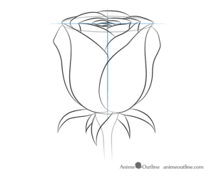 How to Draw a Rose Step by Step - AnimeOutline