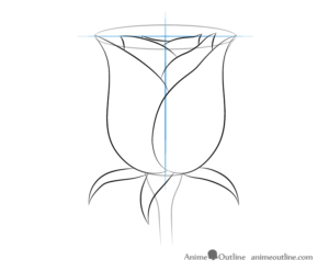 How to Draw a Rose Step by Step - AnimeOutline