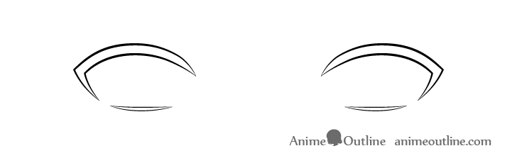 how to draw anime eyelashes