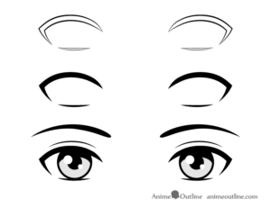 How to Draw Anime Eyelashes Step by Step - AnimeOutline