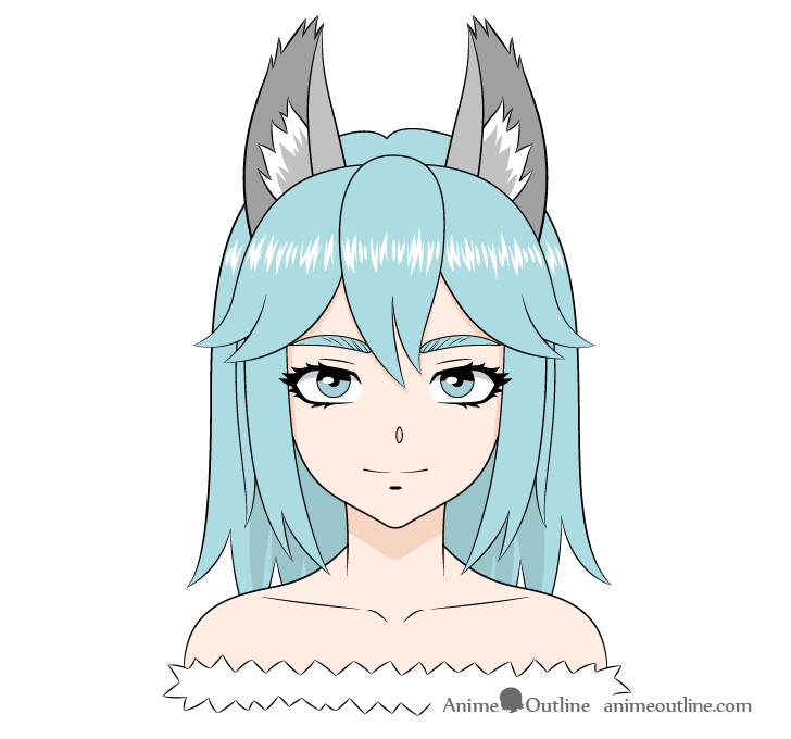 Update more than 75 anime wolf ears drawing best  incdgdbentre