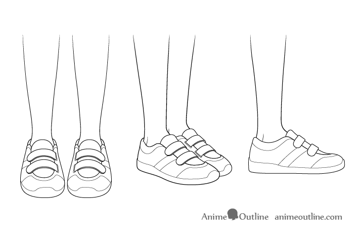 How to Draw Anime Shoes and Boots  Easy Step by Step Tutorial