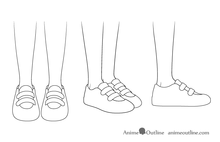 How to Draw Anime Shoes and Boots - Easy Step by Step Tutorial