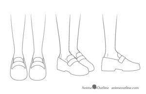 How to Draw Anime Shoes Step by Step - AnimeOutline