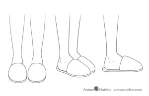 Anime Strap on Sneakers Drawing - Obrien Mantion1944