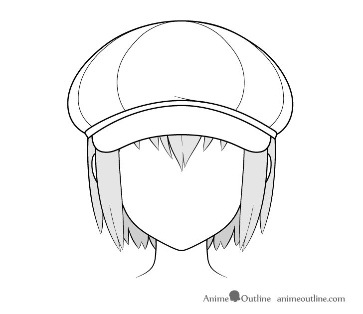 How to Draw Anime Hats & Head Ware - AnimeOutline