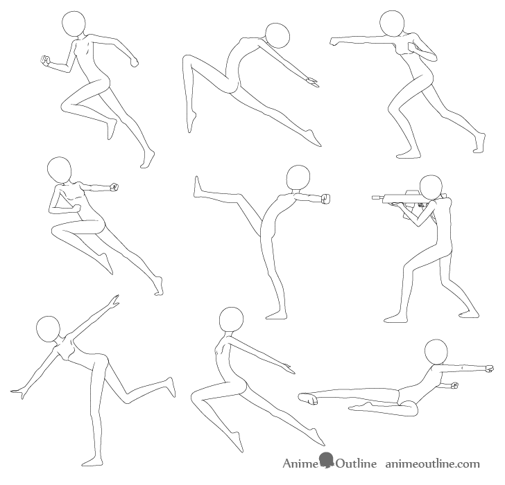 Anime Art Techniques: Start with the 4 Basic Anime Poses (Bonus: Good  Drawing Practices)