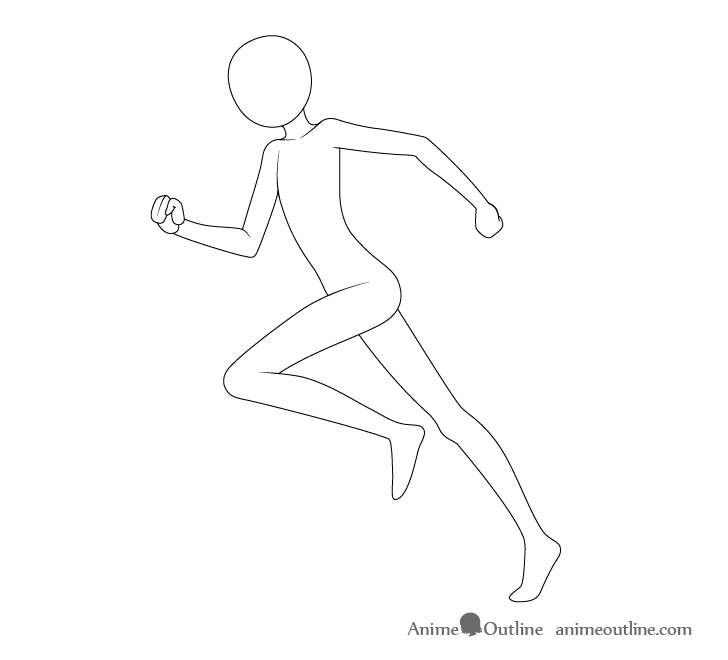 How to Draw a MALE RUNNING POSE (Version 1) | Narrated Easy Step-by-Step  Tutorial - YouTube