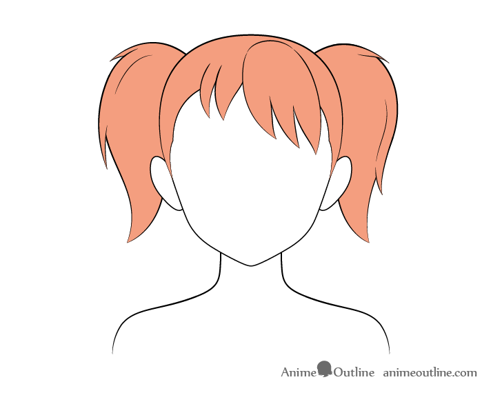 Here's a condensed version of my anime hair shading tutorials
