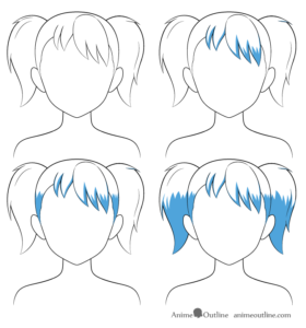 How To Shade Anime Hair Step By Step - Animeoutline