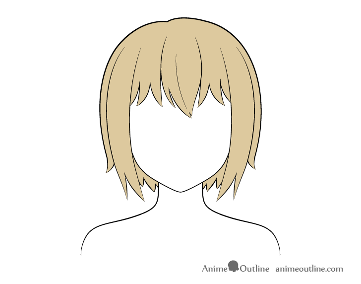 How to draw and color anime hair | Art Rocket