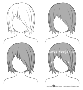 How to Shade Anime Hair Step by Step - AnimeOutline