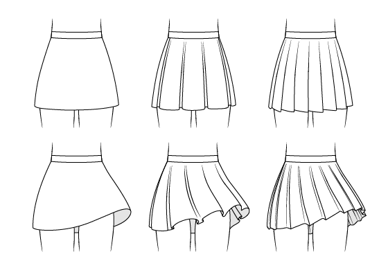 The GEEK TOWER  How to draw anime skirt  Como dibujar falditas  httpswwwyoutubecomwatchvJrlquYAEMQ Subtitles   and more  Facebook