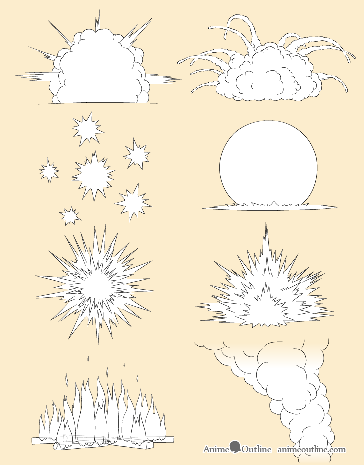 HD wallpaper: Anime, Nature, Explosion | Wallpaper Flare