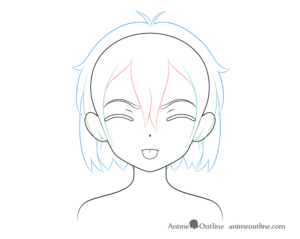 How to Draw Anime Tongue Out Face Step by Step - AnimeOutline