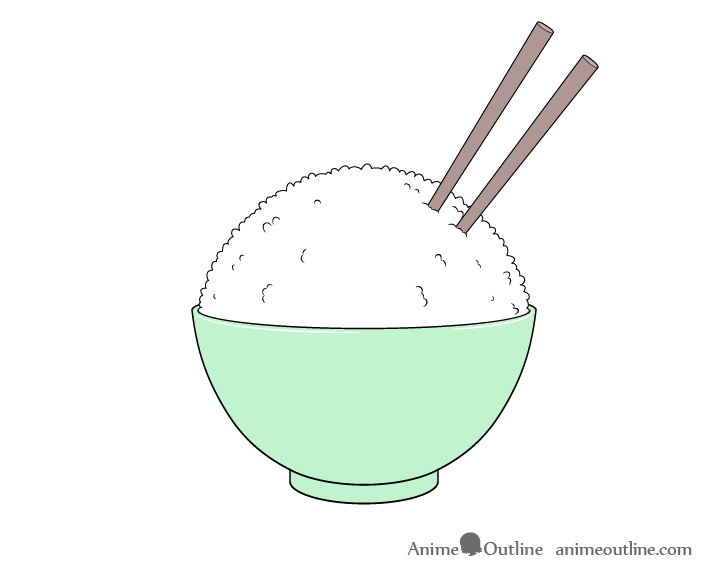 Rice bowl coloring