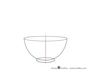 How to Draw a Rice Bowl Step by Step - AnimeOutline