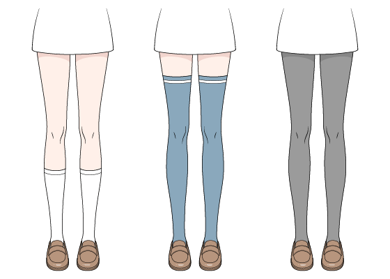 Anime girls legs  rAnimeSketch