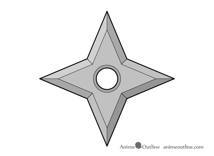 Shuriken Ninja Stars Sketch Vector Illustration Stock Vector - Illustration  of sharp, color: 223603163