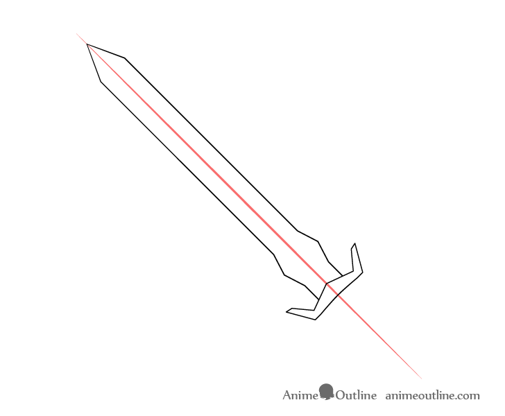 Sword guard drawing