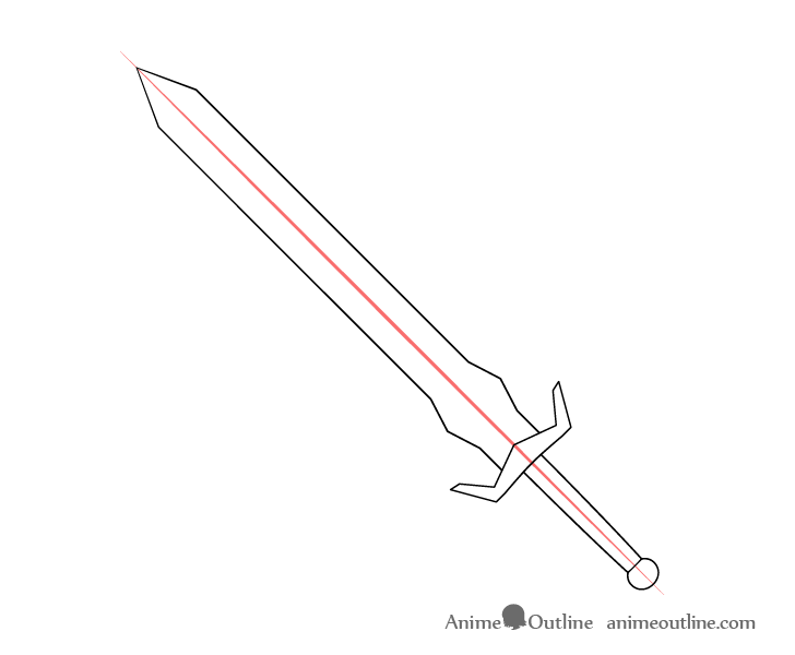 Sword  Drawing Of Sword HD Png Download  kindpng