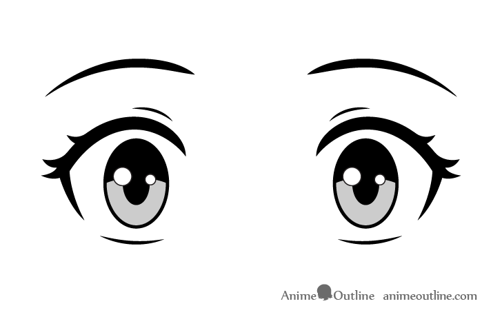 Premium Vector | Hand drawn female eyes
