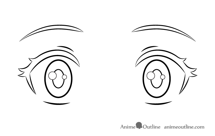 Anime Girl Base With Eyes PNG Image With Transparent Background | TOPpng
