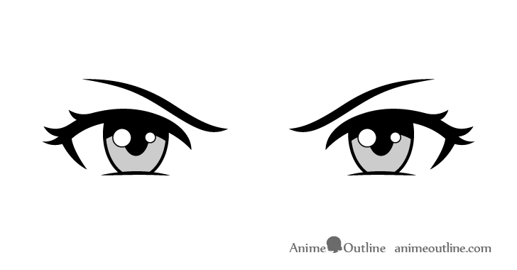 Angry eye stock illustration. Illustration of drawing - 92561167