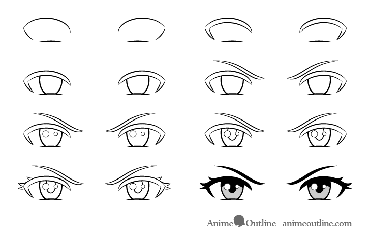 How To Draw Anime Eyes  AnimeBasescom