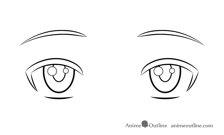 Cách vẽ mắt anime& manga buồn chán [Minh Hoạ Chi Tiết ...