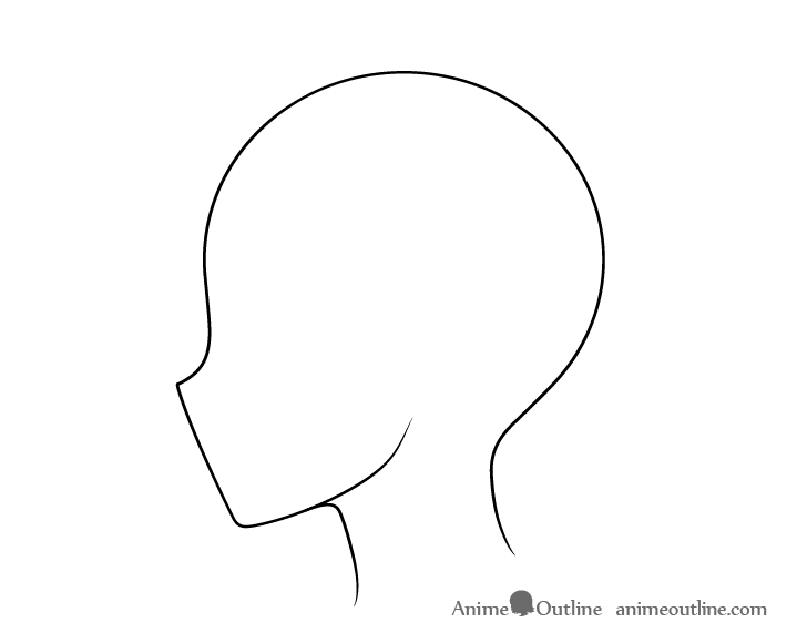 Learn How To Draw Side Profile Anime - Step By Step | Storiespub