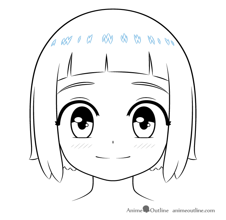 How to draw little cute girl in 3 simple steps. | Kawaii drawings, Cartoon girl  drawing, Chibi drawings