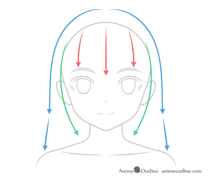 Face Structure Sketch - Bing Images | Anime face shapes, Anime face drawing,  Face drawing