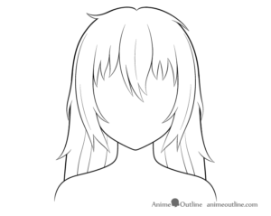 How to Draw Messy Anime Hair - AnimeOutline