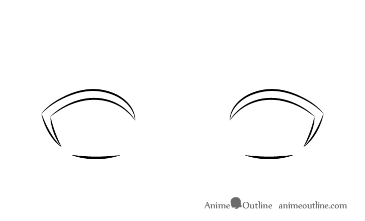 Anime eyes eyelashes drawing